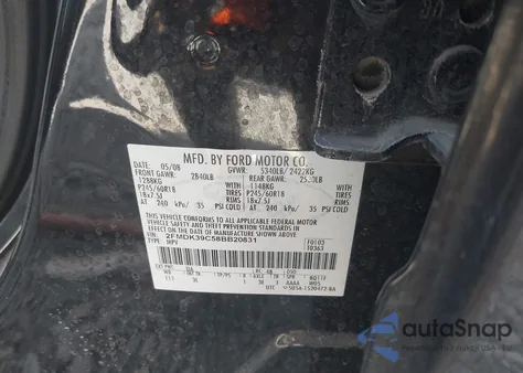 2008 Ford Edge Limited z USA, uszkodzony, nr VIN 2FMDK39C58BB20831